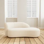 Sofa Băng Lumi Bọc Vải Màu Kem Dài 1m9 01