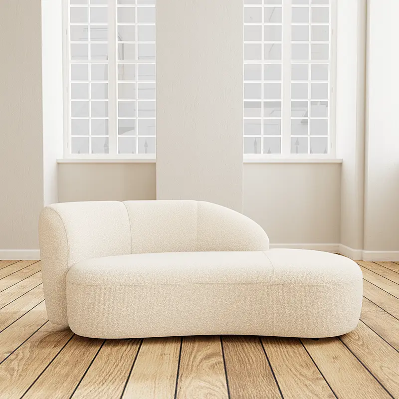 Sofa Băng Lumi Bọc Vải Màu Kem Dài 1m9 01