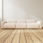 Sofa Băng Polar Bọc Vải Màu Kem Ngả Điện Dài 3m03 01
