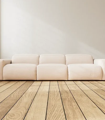 Sofa Băng Polar Bọc Vải Màu Kem Ngả Điện Dài 3m03 01