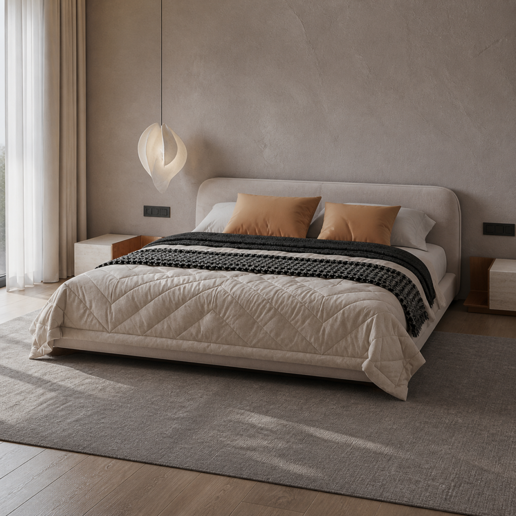 Giường Ngủ Odelia Bọc Nệm Khổ 2m x 2m
