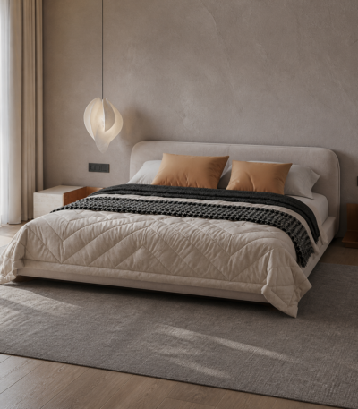 Giường Ngủ Odelia Bọc Nệm Khổ 2m x 2m