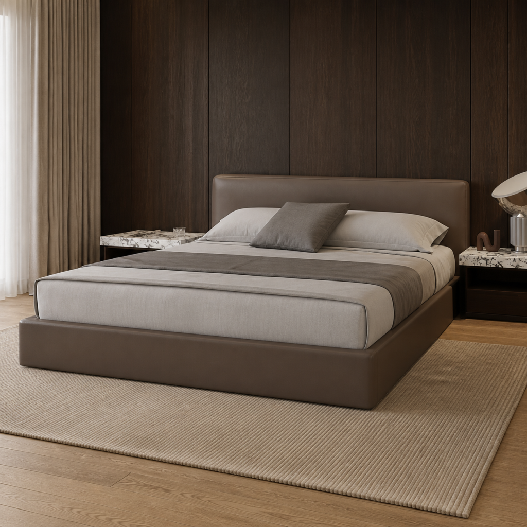 Giường Ngủ Safira Bọc Nệm Khổ 2m x 2m