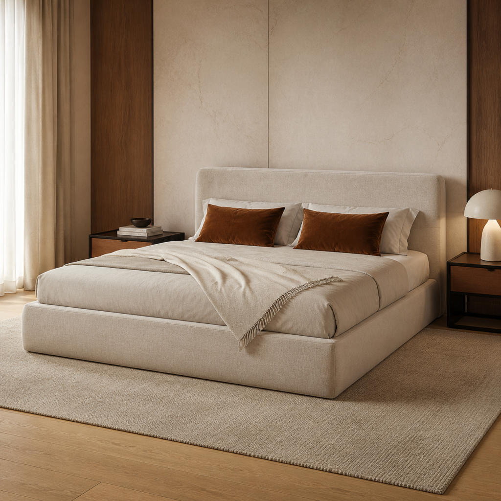 Giường Ngủ Valeria Bọc Nệm Khổ 2m x 2m