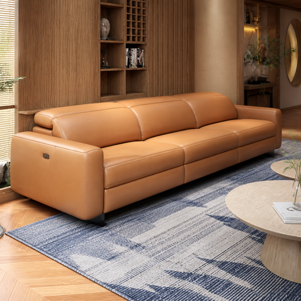 Sofa Băng Liora Bọc Da Ultra Microfiber Dài 2m6