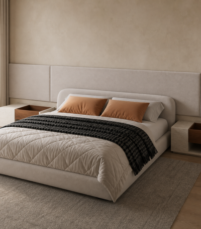 Vách Đầu Giường Halo Bọc Nệm Dài 4m75